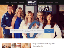 Tablet Screenshot of graysalon.com